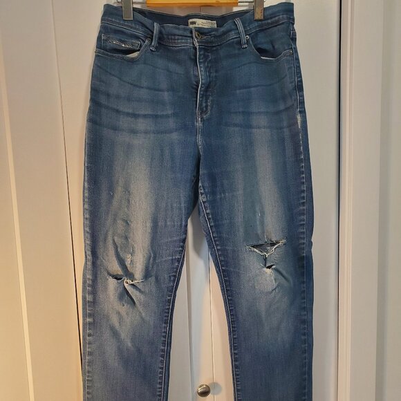 Levi's Denim 512 Perfectly Slimming Pre Loved Jeans - Picture 1 of 4